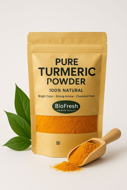 খাঁটি দেশি হলুদ গুঁড়া – ১০০% প্রাকৃতিক