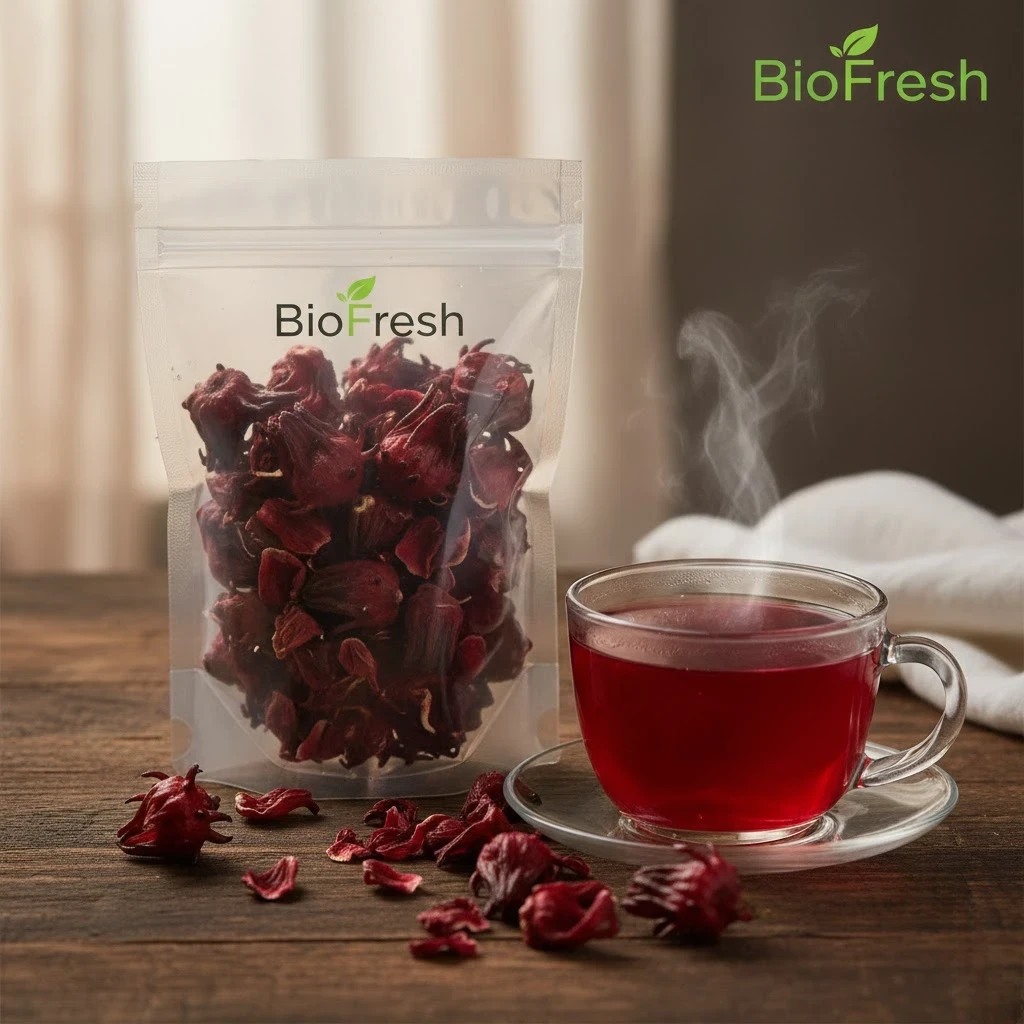 🍵 BioFresh রোসেলা টি – শরীর সুস্থ ও রোগপ্রতিরোধী (২৫০ গ্রাম) 🍵